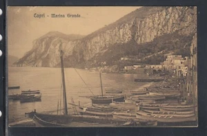 Cartolina Capri Marina Grande BARCHE Q923 - Foto 1 di 1