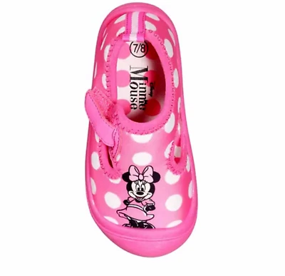 Minnie Mouse Zapatos de Agua Traje de Baño Sandalias Niñas Disney 10 11 12 13 1 Rosa Foto 1 de 4