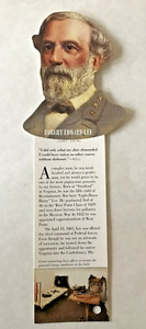 Robert E. Lee   Unique Civil War Collector Card, Die Cut