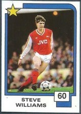 PANINI SOCCER SUPERSTARS 1988- #060-ARSENAL-STEVE WILLIAMS