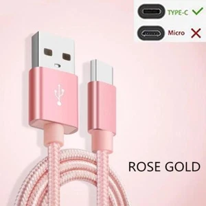 USB A TO USB C CABLE LEAD FOR ALL TYPE C DEVICES FAST CHARGING CHARGER PHONE 20W - Picture 1 of 17