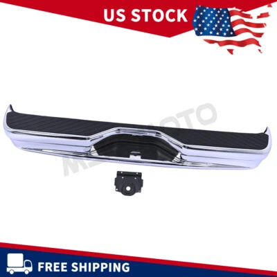 NEW For 1992-2014 Ford Econoline Van Chrome Rear Step Bumper Assembly Completed Foto 1 de 4