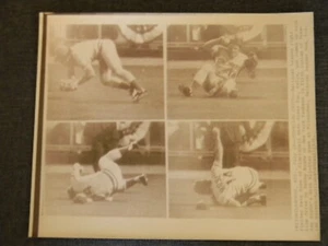 ORIGINAL PETE ROSE 8" X 10 PHOTO 1975 ALL-STAR GAME AT MILWAUKEE AWESOME CATCH! - Picture 1 of 4