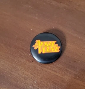 Vintage April Wine Promo Button Pin Back Badge - Nature Of The Beast - Picture 1 of 5