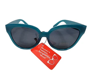 Women's Fashion Sunglasses UV400 Blue Frames New With Tags - Picture 1 of 6