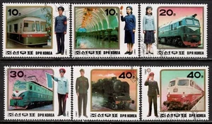 Korea 1987 Uniform U-bahn, Locomotive, Trains, Railway Mi 2871-2876 used - Picture 1 of 1