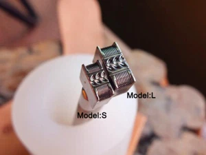 Acero Inoxidable Cuero Artesanal Hoja Centro Doble Cuerda Cesta Tejido Sello Herramienta - Imagen 1 de 2