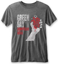 Green Day 'American Idiot Vintage' Burnout T-Shirt - Nuovo