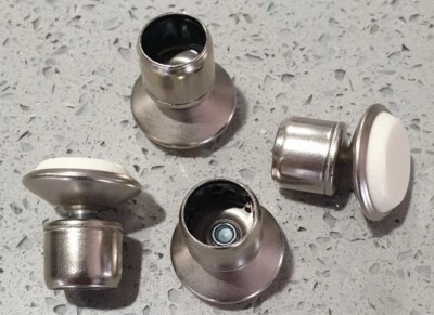 Retro Chair & Table Feet 1950's for 16mm solid/hollow legs (Set of 4 Feet) - image 1 of 3