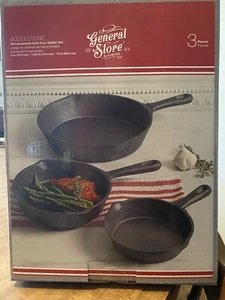 Cast Iron Skillet Set/ 6 Inch, 7.25 Inch & 10 Inch - Picture 1 of 1