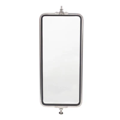 Cabeça de espelho lateral universal West Coast Truck aço inoxidável 7" x 16" esquerda=direita - Imagem 1 de 4