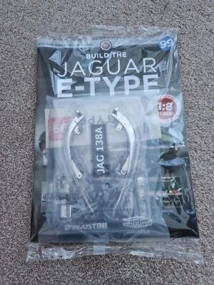 1/8 DEAGOSTINI BUILD YOUR OWN THE JAGUAR E-TYPE CAR ISSUE 99 INC PART - Image 1 of 2