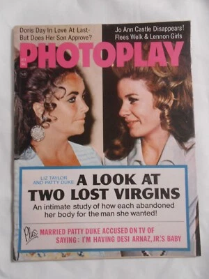 Photoplay Magazine October 1970 Vol. 78 No.4 Liz Taylor Patty Duke Steve McQueen - Image 1 of 4