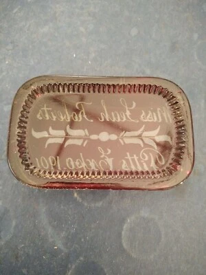 Ruby Red Flash Glass Paperweight - Image 1 of 4