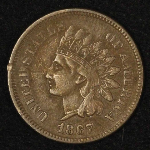 1867 1c Indian Head Cent - Free Shipping USA Cover