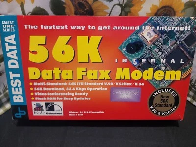 New In Box. 56K Data Fax Modem - Image 1 of 4