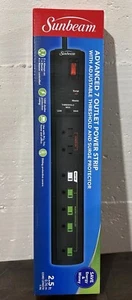Sunbeam Advance 7 Outlet Power Strips with Surge Protector Brand New In Box - Picture 1 of 2