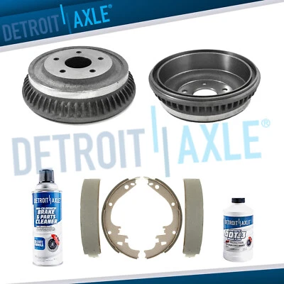 Rear Brake Drums and Brake Shoes Brake Kit for 1994 - 1999 Dodge Ram 1500 5 Lugs - Image 1 of 4