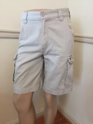 Pantalones Cortos Para Hombre Tommy Hilfiger 29 W 10 I Tostados Piedra Sarga Carga Algodón 6 Bolsillos Usados en Excelente Condición Foto 1 de 4