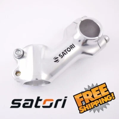 SATORI Angle 40 25.4 x 80mm Alloy MTB Bike Stem - Silver - Image 1 of 3