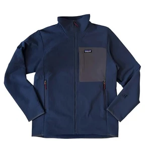 NEW $199 Patagonia Men's R2 TechFace Full Zip Fleece Jacket 2XL Navy Blue 83626 - Picture 1 of 12