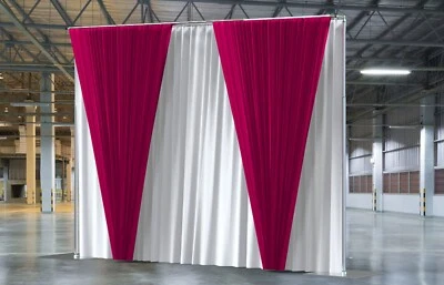 KIT DE FUNDO RÁPIDO AJUSTÁVEL BARRA TRANSVERSAL DUPLA 10 PÉS x 10 - 20 pés sem cortina - Imagem 1 de 4