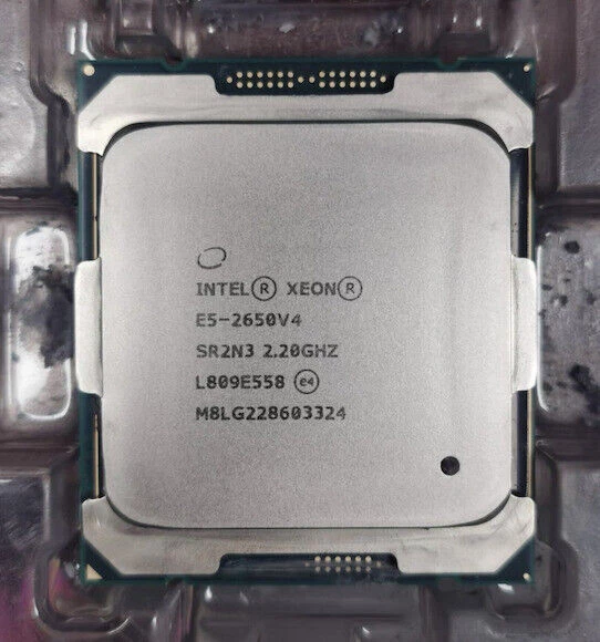Intel Xeon E5-2650 V4 SR2N3 2.20GHz 12-Cores 30MB 14nm LGA2011-3 CPU Processor - Image 1 of 1