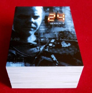 24 - Season 4 - COMPLETE BASE SET (all 90 cards) - ARTBOX 2006 - Picture 1 of 12