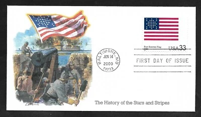 #3403o 33c Fort Sumter Flag - Fleetwood FDC - Image 1 of 2