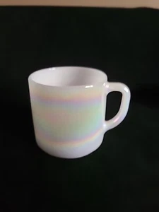 Vintage Federal Glass Moonglow Iridescent Coffee Mug Cup - Picture 1 of 5