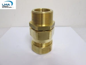APPLETON EMERSON CABLE GLAND CMP-UK 40 C2KX CONNECTOR 1-1/2" NPT BRASS *** NEW - Picture 1 of 3