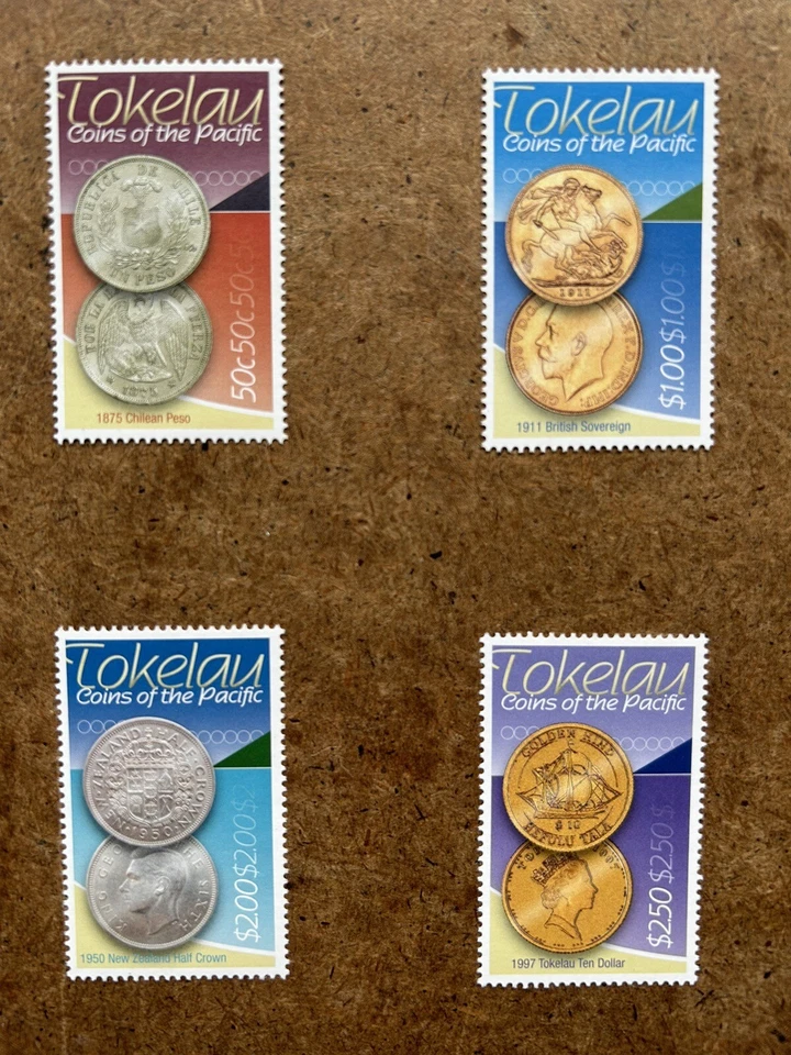 Tokelau Islands 2009, Coins Of The Pacific, 4v, SG408-411. MNH - Image 1 of 1