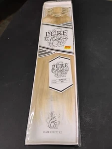 Pure Clip On Extensions - europäisches 100 % menschliches Remy Haar - 14 Zoll - Farbe 613 (9 Stück) - Bild 1 von 3