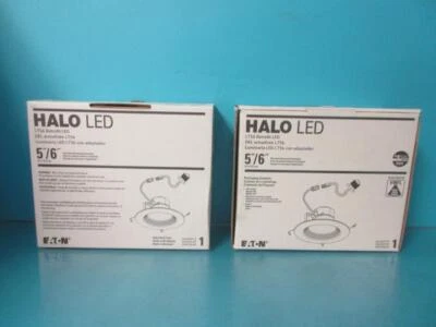 Lote de 2 Nuevos Halo Empotrados-LT56 Retrofit LED 5"/6" LT560WH6930 65W LUZ Blanco Foto 1 de 4