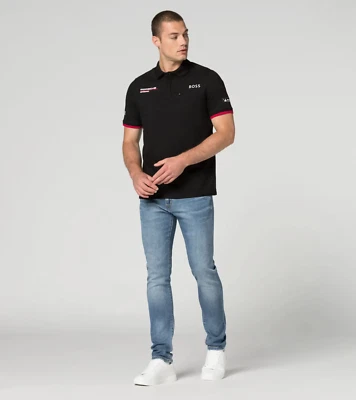 PORSCHE LIFESTYLE GMBH & CO. KG Original Porsche Lifestyle "Herren Polo-Shirt – Motorsport Replica" #Boss