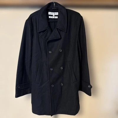 COMME des GARCONS рубашка темно-синий шерсти и нейлона Peacoat M б/у - Изображение 1 из 4