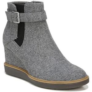 Dr. Scholl's Shoes Womens Jacinda Gray Ankle Boots 10 Medium (B,M) BHFO 5428 - Picture 1 of 3