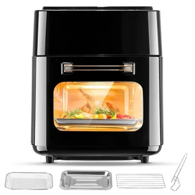 Friteuse à air│Oyajia│15 L│Ecran tactile│Panier vitré│Noir - Immagine 1 di 4