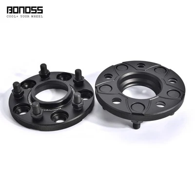 Jaguar Black Anodized Wheel Spacers Fits S-Type X Type XJ XF XK (2Pc 15mm) - Image 1 of 4