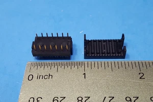 Header Connector, 609-M145-H, AMP, 14 Dip Plug Connector With Cover, 1437010-8 - Picture 1 of 7