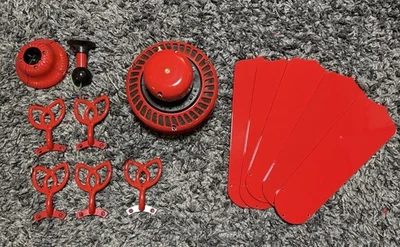 42” Casablanca Lady Delta Ferrari Red Ceiling Fan - Image 1 of 4