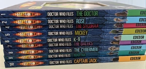 DOCTOR  WHO FILES. (9 BOOK LOT). NUMBER'S 1-2 4-10. - Picture 1 of 20