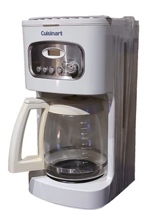 Cuisinart White DCC-1100 12 Cup Programmable Coffeemaker Self Cleaning - Picture 1 of 9