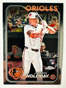 2024 Topps Chrome Jackson Holliday RC #88 Base Orioles Rookie! - Picture 1 of 3
