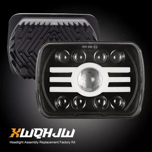 Pair 130W 7x6" Led Headlights Headlamp fit Chevy C6500 C7500 Kodiak Sealed Hi/Lo - Foto 1 di 14