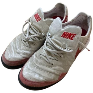 Nike Tiempo Proximo Futsal Shoes White/Red US 8.5 - Picture 1 of 7