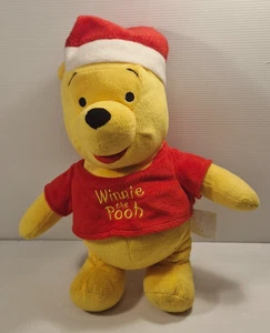 Disney Winnie the Pooh Christmas Plush Toy 33cm Soft Cuddly Collectible - Bild 1 von 8