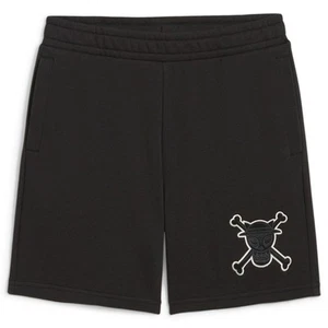 PUMA Drawstring Shorts X Op Youth Boys Black Casual Athletic Bottoms 62486001 - Picture 1 of 2