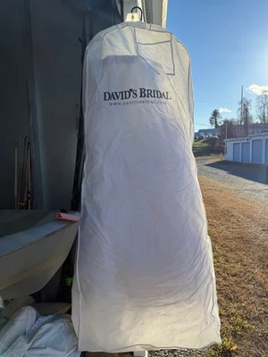 davids bridal wedding dress ball gown style size 12 - Image 1 of 4