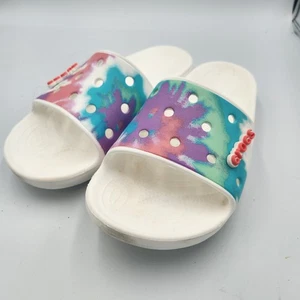 Sandalias impermeables Crocs clásicas tie dye para mujer talla 10 hombre talla 8 206520 - Imagen 1 de 11